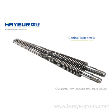 Conical Twin Screw & Barrel